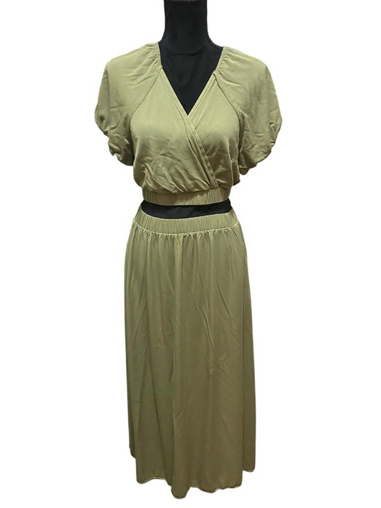 Merokeety Dresses & Skirts - Merokeety High-Waist Maxi Skirt Set